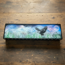 Load image into Gallery viewer, Eagle Moon Keeper II - top view on rustic wood surface