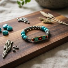 Load image into Gallery viewer, Indigenous bracelet product photography variation 3