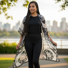 Load image into Gallery viewer, Indigenous model with Life wrap over leggings and t-shirt