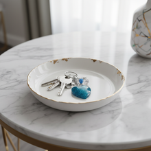 Load image into Gallery viewer, Keychain in jewelry dish at entryway