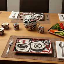 Load image into Gallery viewer, Matriarch Bear table setting with food