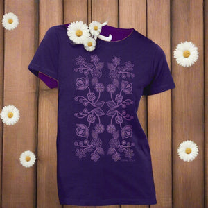 NEW Ladies T-Shirts - Ojibwe Floral
