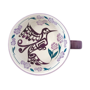 12Oz  - Porcelain Art Mug - Hummingbird