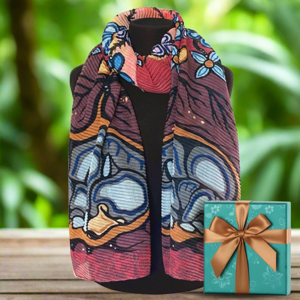 Eco Scarf - Sleeping Bears