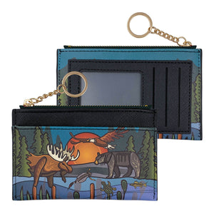 New Zippered Card Wallet - All My Relatives