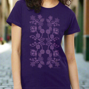 NEW Ladies T-Shirts - Ojibwe Floral