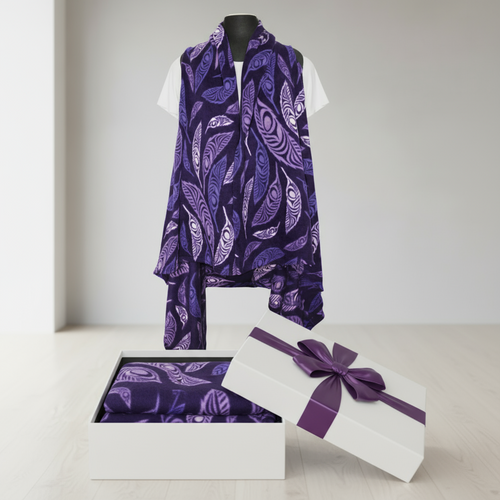 Ladies Shawls - Feathers