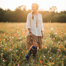 Load image into Gallery viewer, Mother Earth Socks - Meadow Full Body