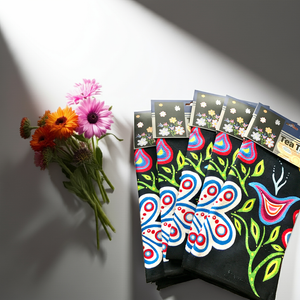 Tea Towels- Happy Flower