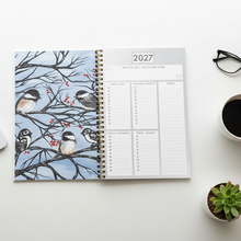 Load image into Gallery viewer, Overhead workspace with weekly pages