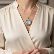 Load image into Gallery viewer, Pendant on cream blouse