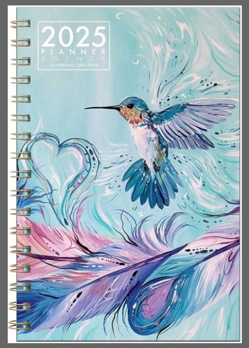 Weekly Planners - Hummingbird Feathers 2025