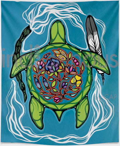 New Fleece Blanket - Prayers for Turtle Island