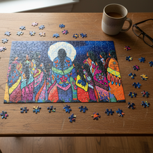 Load image into Gallery viewer, Puzzle In Progress on Wood