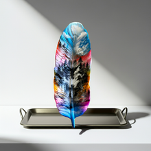 Load image into Gallery viewer, Feather Tray - Wolf Moon