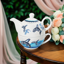 Load image into Gallery viewer, Tea for One Set - Orca (No Saucer)