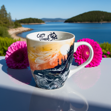 Load image into Gallery viewer, 18 Oz - Signature Mugs - New Killer Whale Sunset