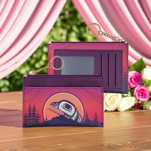 New Zippered Card Wallet - The Light Keeper