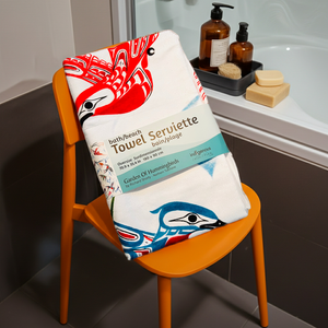 Bath Towels - Garden of Hummingbird
