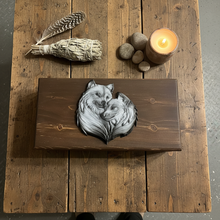 Load image into Gallery viewer, Sacred Bond Wolf Box - Rustic Sage Styling