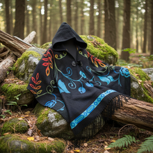 Load image into Gallery viewer, Shawl draped on rocks in forest