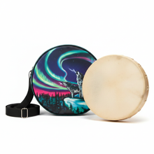 Load image into Gallery viewer, Sky Dance Wolf Song - With Hand Drum White