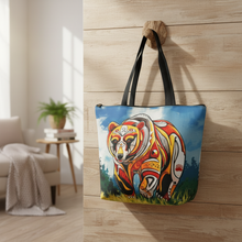Load image into Gallery viewer, Spirit Bear Tote - Wall Hook