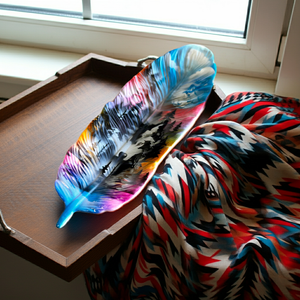 Feather Tray - Wolf Moon