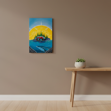 Load image into Gallery viewer, Teach You Our Ways, On Our Land plaque in entryway