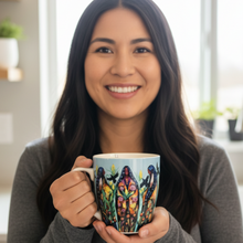 Load image into Gallery viewer, Three Sisters - Indigenous Model Showing Mug Design