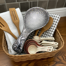 Load image into Gallery viewer, NEW Spoon Rest - Silver Feather