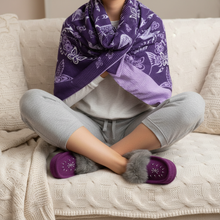 Load image into Gallery viewer, Violet Moccasins - Sofa with Scarf