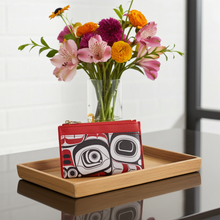 Load image into Gallery viewer, New Zippered Card Wallet - Matriarch Bear