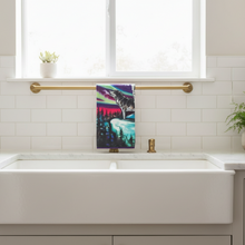 Load image into Gallery viewer, Wolf Song Tea Towel - Bright Kitchen