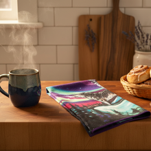 Load image into Gallery viewer, Wolf Song Tea Towel - Rustic Kitchen