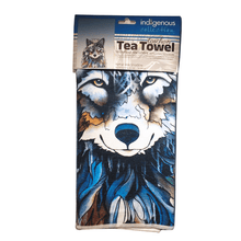 Load image into Gallery viewer, Tea Towels- Indigenous Design Kenai aka Shadow