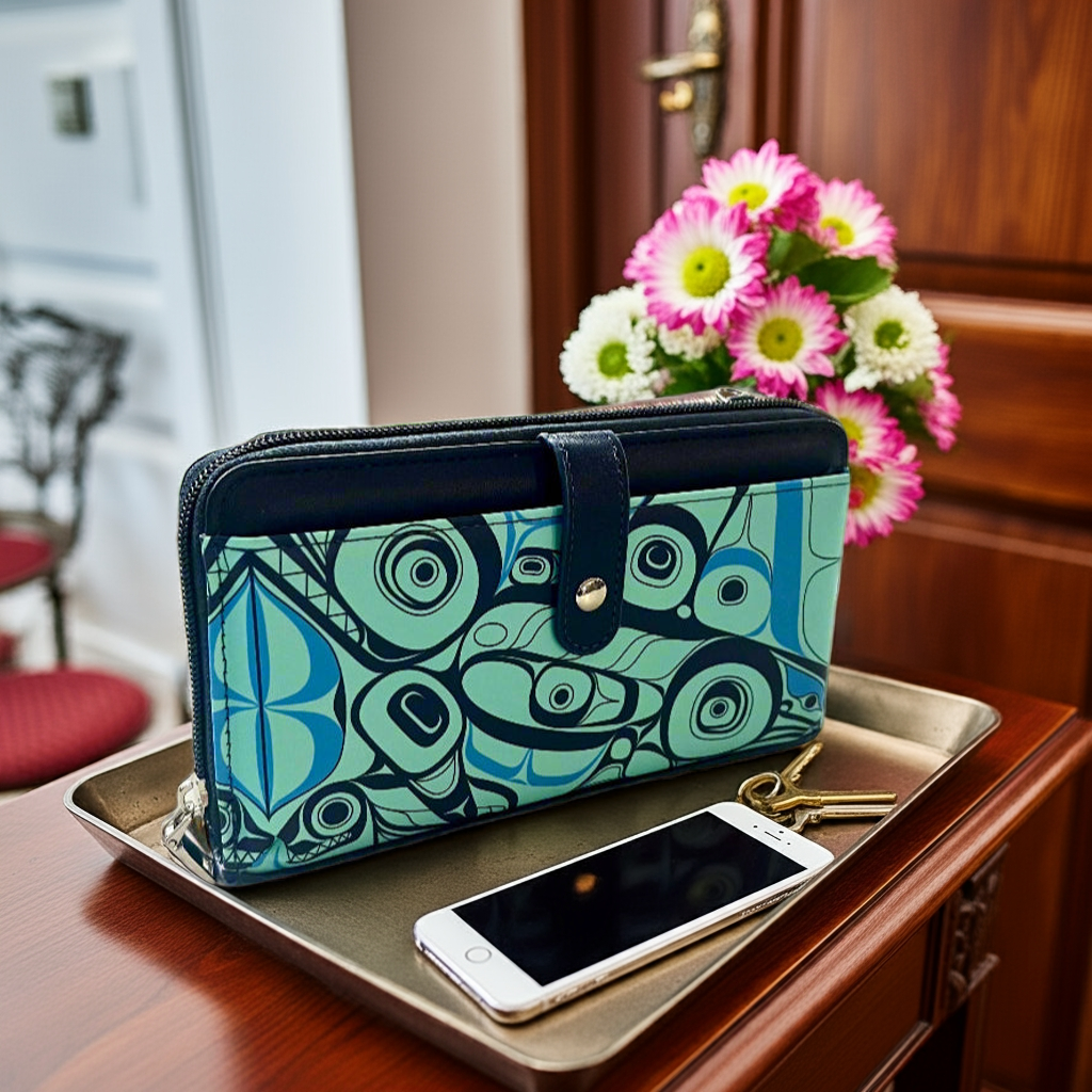 Smartphone Cross Body Bag - Orca Song