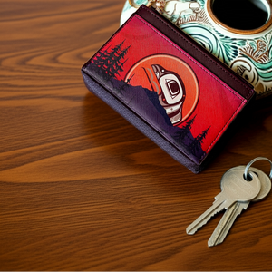 New Zippered Card Wallet - The Light Keeper