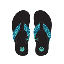 Load image into Gallery viewer, Ladies and Men&#39;s Flip Flops - Salish Eagle CLEARANCE
