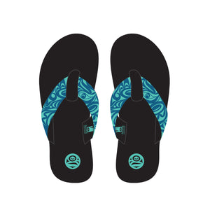 Ladies and Men's Flip Flops - Salish Eagle CLEARANCE