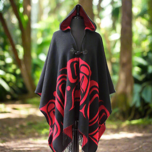 Hooded Fashion Wrap - Formline