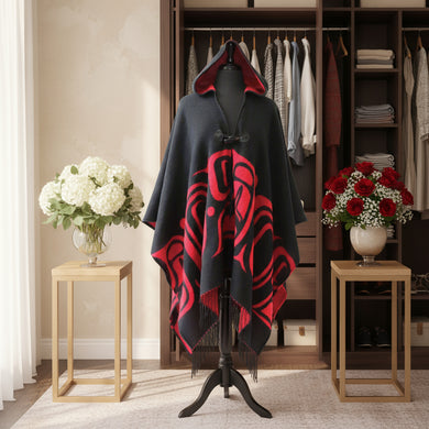 Hooded Fashion Wrap - Formline