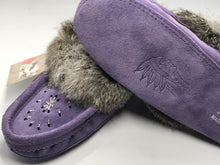 Load image into Gallery viewer, Ladies Moccasins - Size 11 Only Laurentian Chief Pretty Purple
