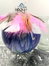 Load image into Gallery viewer, Mocs N More Ornaments - Purple Maze &amp; Pink Feathers