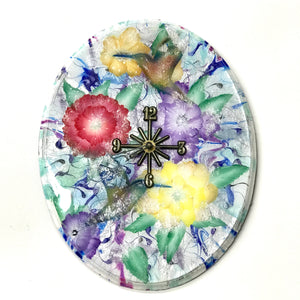 Clocks - Hand Painted Originals - Hummingbird Dance