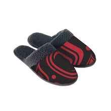 Load image into Gallery viewer, Slippers - Formline (Black &amp; Red)