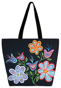 Tote Bags - Happy Flower