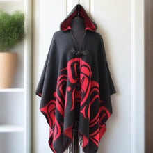 Load image into Gallery viewer, Hooded Fashion Wrap - Formline