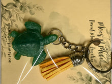 Load image into Gallery viewer, Mocs N More - Turtle Keychains Green